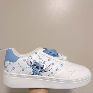 Disney’s : Stitch Blue Hula Print Sneakers | Size 9 US | NWT